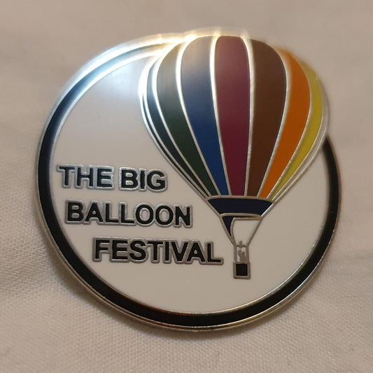 THE BIG BALLOON FESTIVAL SILVER Pin Badge