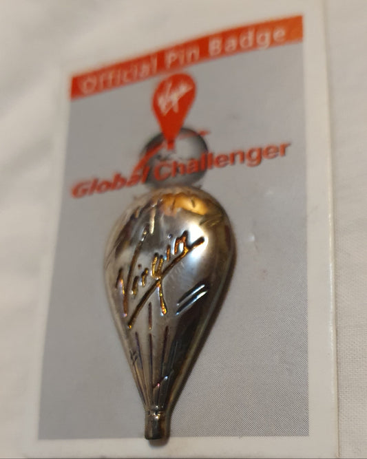 Virgin Global Challenger Pin Badge - on card